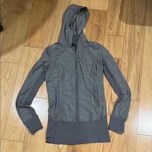 Lululemon gray zip up